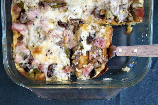 Overnight Ham & Cheese Bake