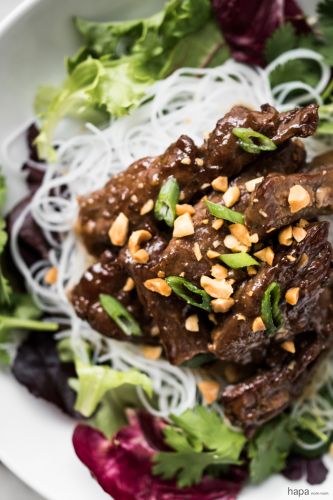 Ginger Beef Stir-Fry with Noodles