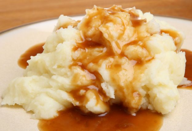 Homemade KFC potatoes and gravy