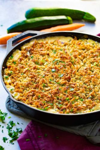 Creamy Zucchini Sausage Casserole