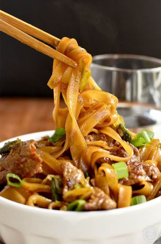 Mongolian Beef Noodle Bowls