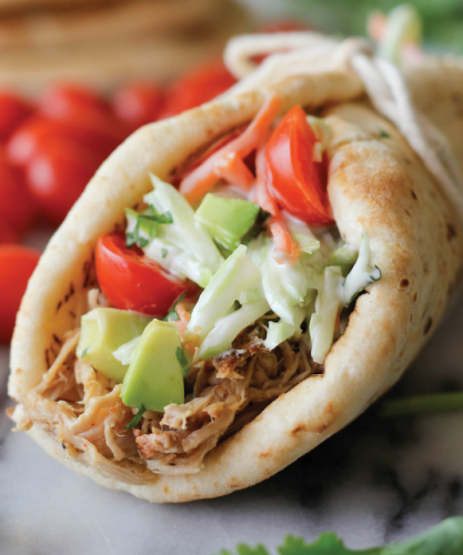 pulled pork gyros