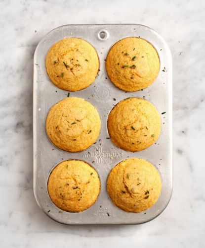 Rosemary Maple Corn Muffins