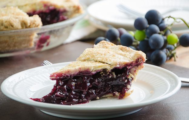 Concord Grape Pie