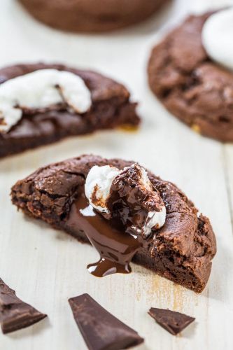 Hot chocolate cookies