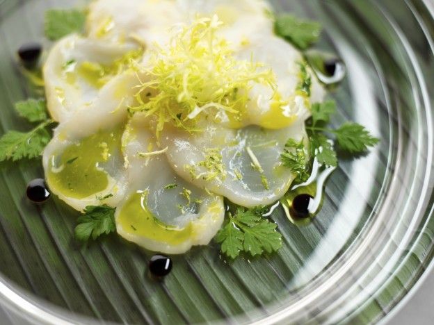 Scallop carpaccio