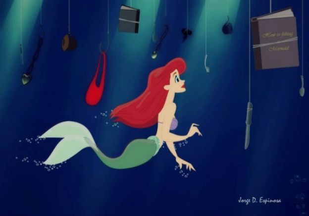 How Ariel goes fishing