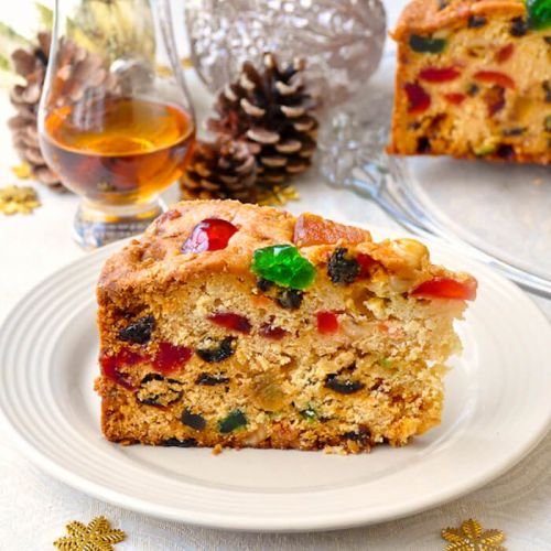 Hazelnut Coconut Fruitcake