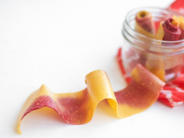 Peach Raspberry Fruit Leather