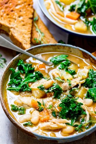 Tuscan Style Chicken Soup