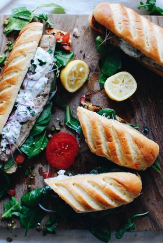 Grilled Mackerel Sandwiches