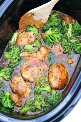 Slow Cooker Honey Garlic Chicken