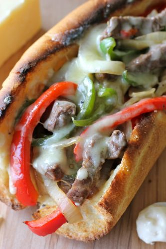 Philly Cheesesteak With Garlic Aioli