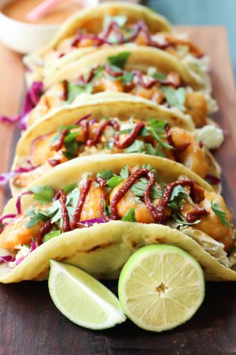 Paleo Bang Bang Shrimp Tacos