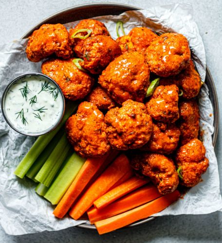 Air Fryer Buffalo Cauliflower