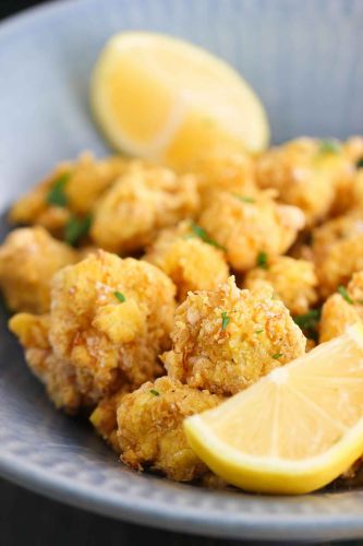 Fried Cauliflower With Lemon