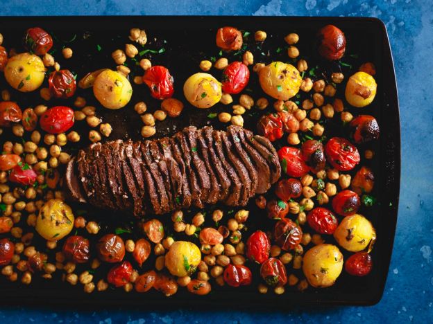 Sheet Pan Mediterranean Roasted Lamb