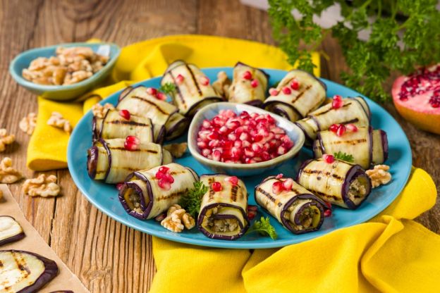 Grilled Eggplant Rolls