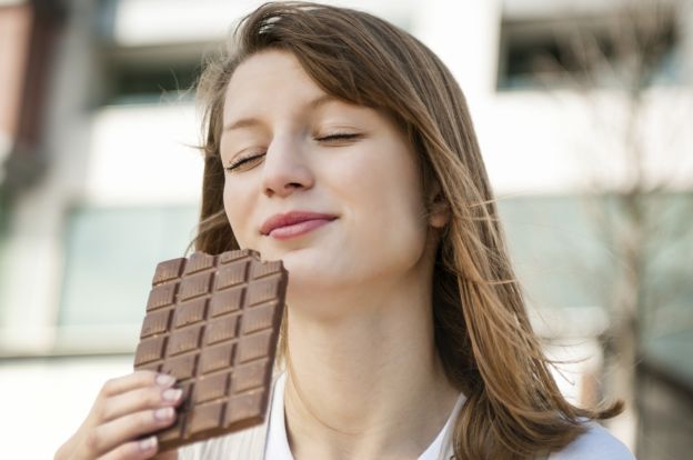 Chocolate reduces stress