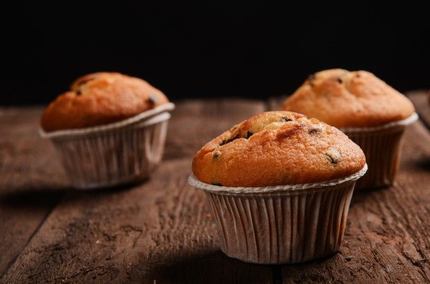 Peach muffins