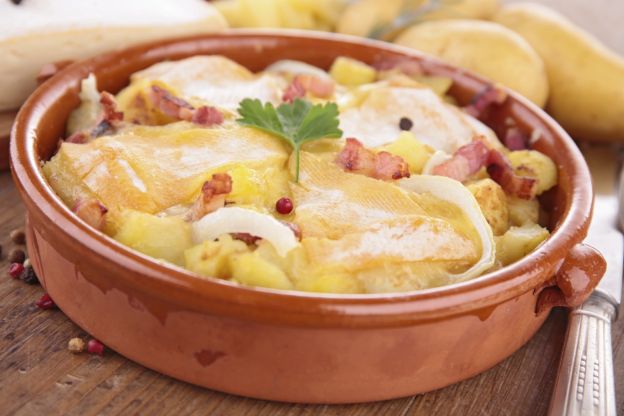 Potatoes with Bacon and Cheese