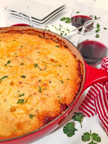 Cornbread Chili Pie