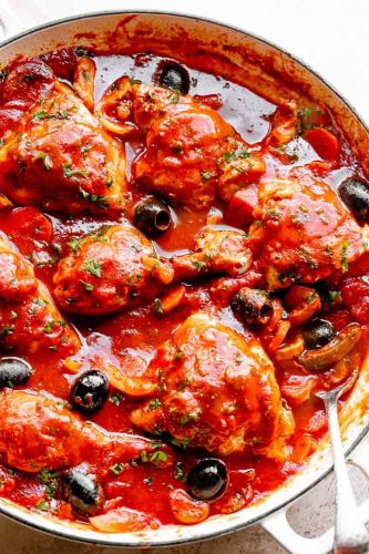 Easy Chicken Cacciatore