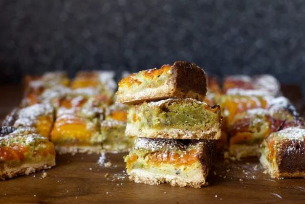 Apricot Pistachio Squares