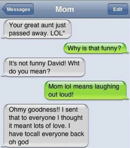 Awkward Texts Between Parents and Kids