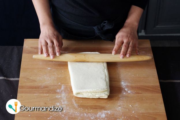 Turn the dough