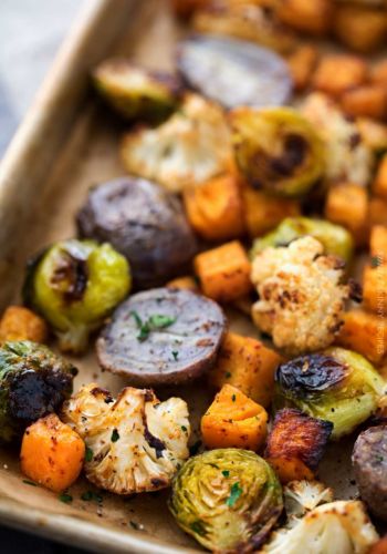 Sheet Pan Oven Roasted Vegetables