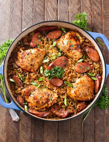 One Pot Chicken and Dirty Rice