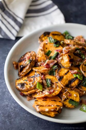 Grilled Sweet Potato Salad