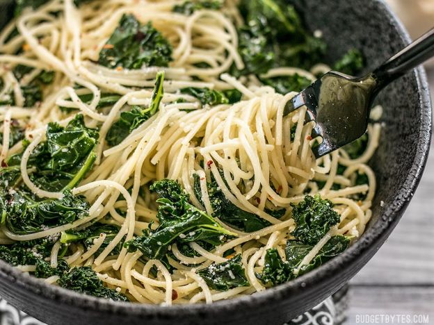 Use tongs or a pasta fork to serve