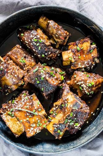 Easy Korean Slow Cooker Short Ribs