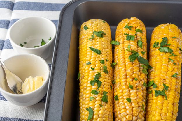 Oven Roasted Corn on the Cob