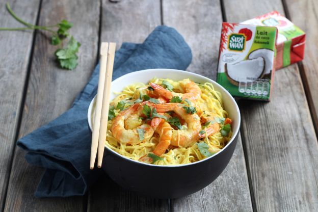 Easy Weeknight Coconut Curry Shrimp Bowls