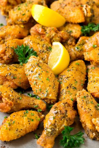 Lemon Pepper Chicken Wings