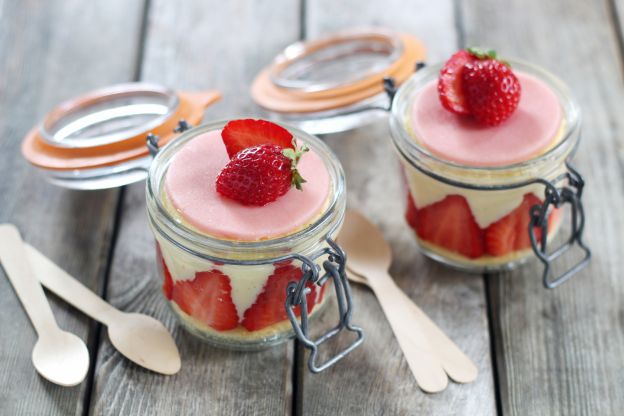 Strawberry Shortcake in a Jar