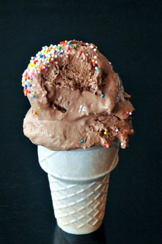 Dreamy Dark Chocolate Ice Cream