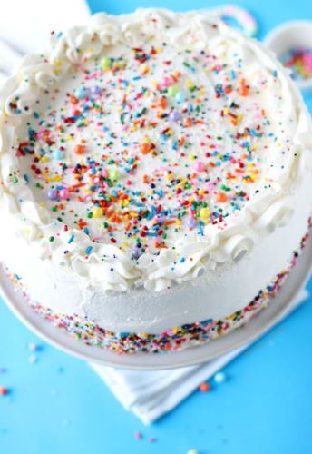 Classic Birthday Ice Cream Cake