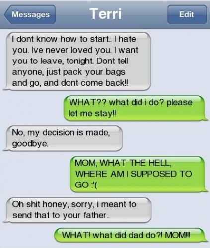 Awkward Texts Between Parents and Kids