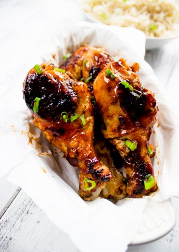 Grilled Honey BBQ Drumsticks