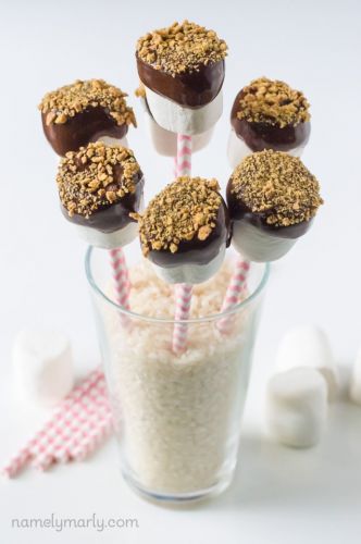 Vegan S'mores Pops