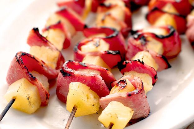 Grilled Pineapple Ham Kabobs Recipe