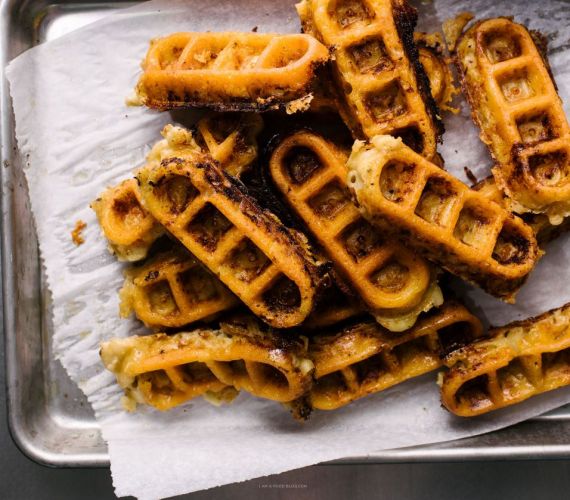 Mac & Cheese Waffles