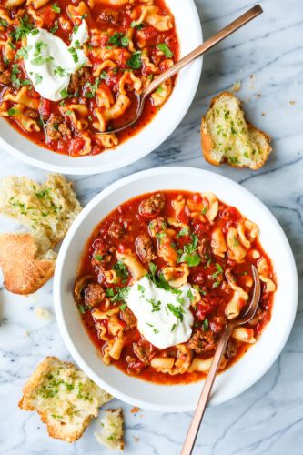 Slow Cooker Lasagna Soup