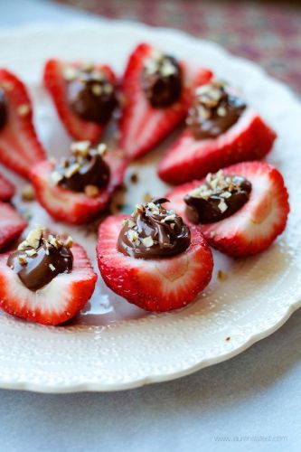 Nutella Deviled Strawberries