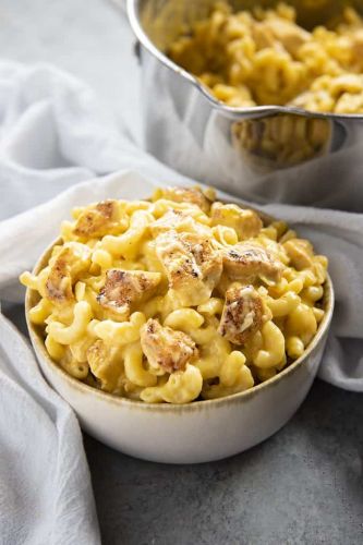 Taco Chicken Mac and Cheese