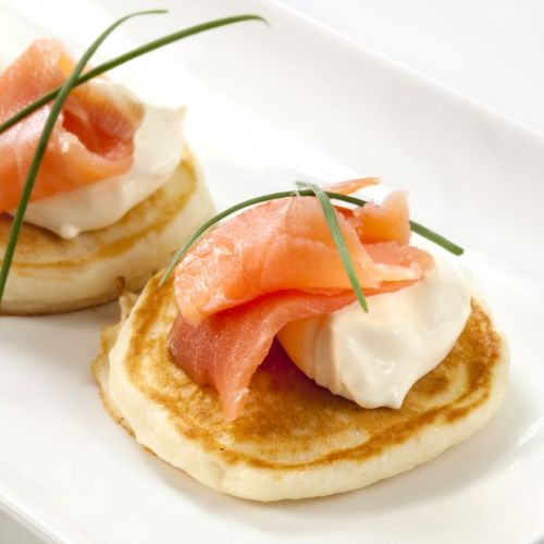 Savory blinis